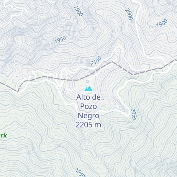 Map of Alto de Pozo Negro