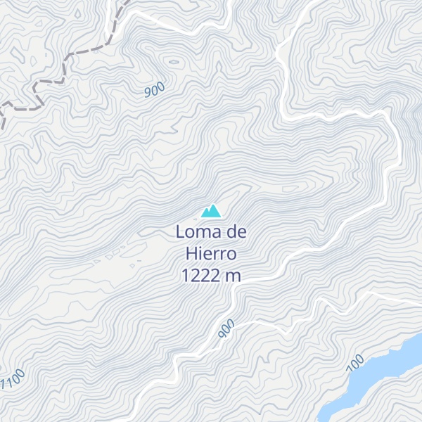Map of Loma de Hierro