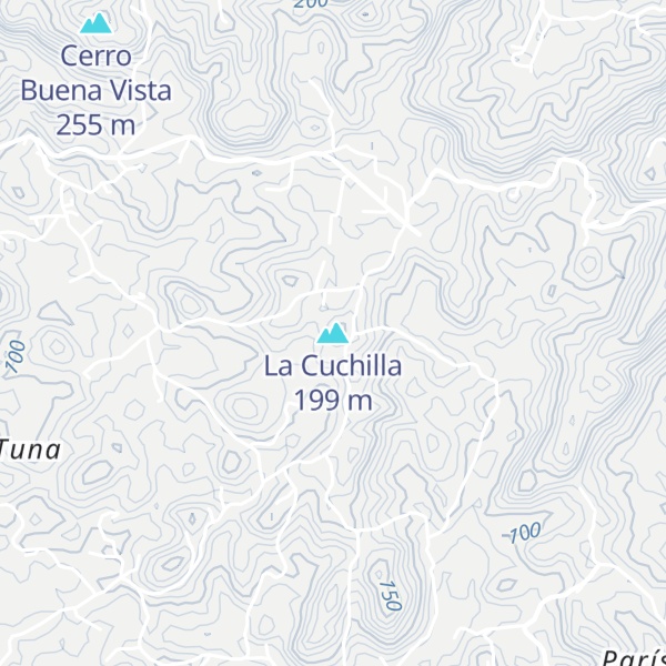 Map of La Cuchilla