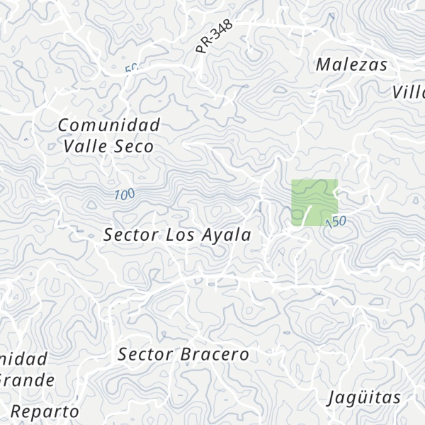 Map of Cuchilla Los Matos