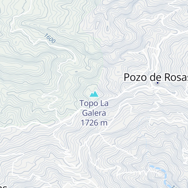Map of Topo La Galera