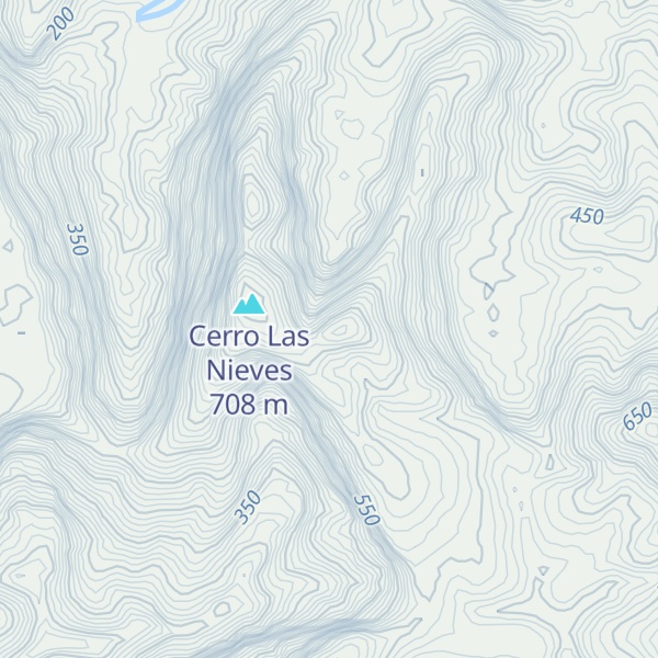 Map of Cerro Kuneque