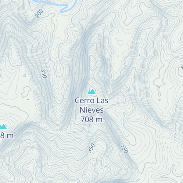Map of Cerro Las Nieves