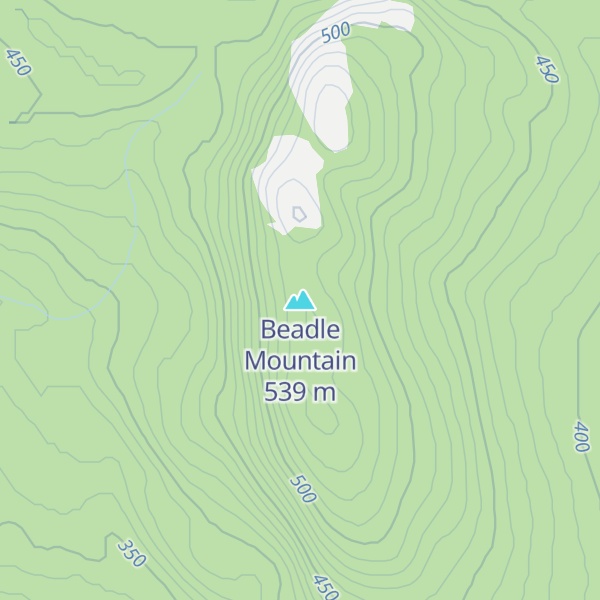 Map of Beadle Mountain