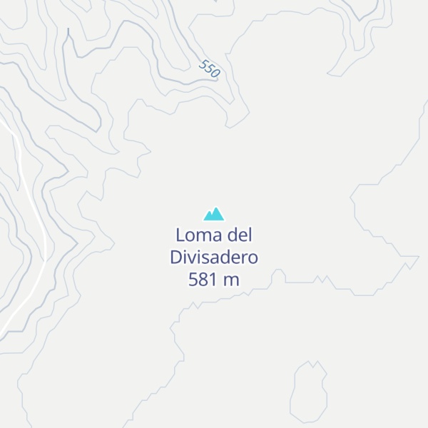 Map of Loma del Divisadero