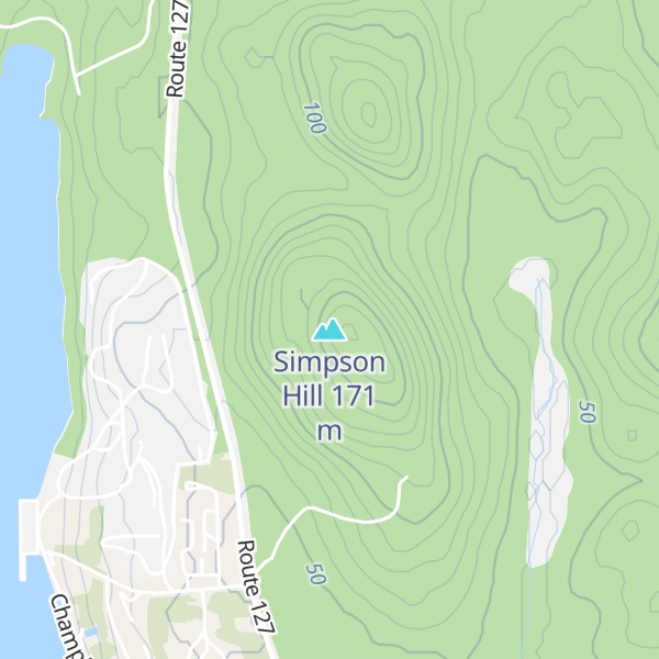 Map of Simpson Hill