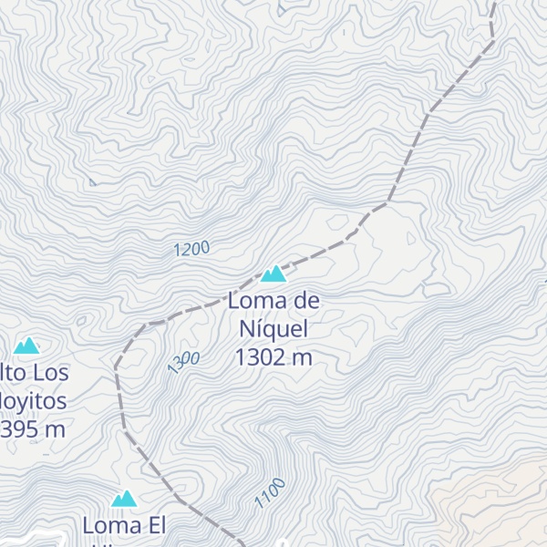Map of Loma de Níquel