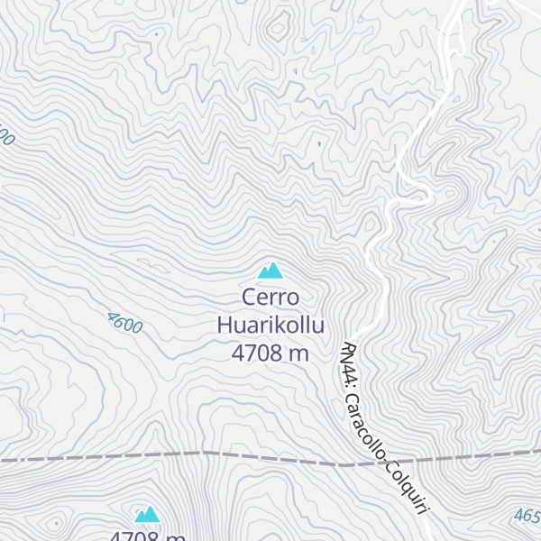 Map of Cerro Huarikollu