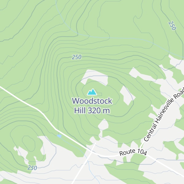 Map of Woodstock Hill