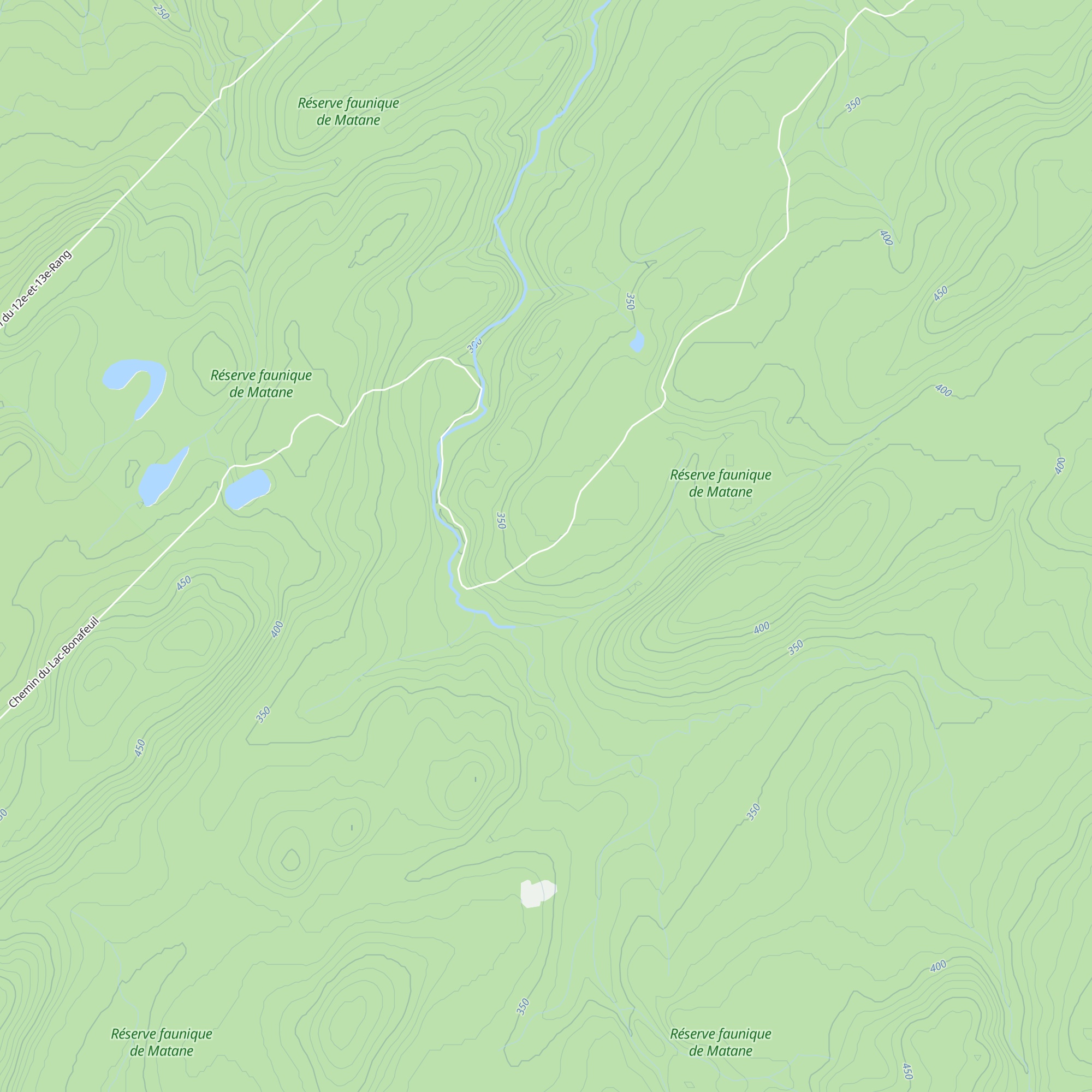 Refuge du secteur 6 map