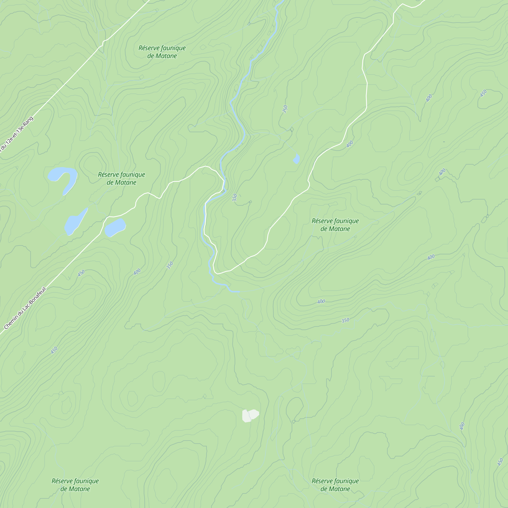 Refuge du secteur 6 map