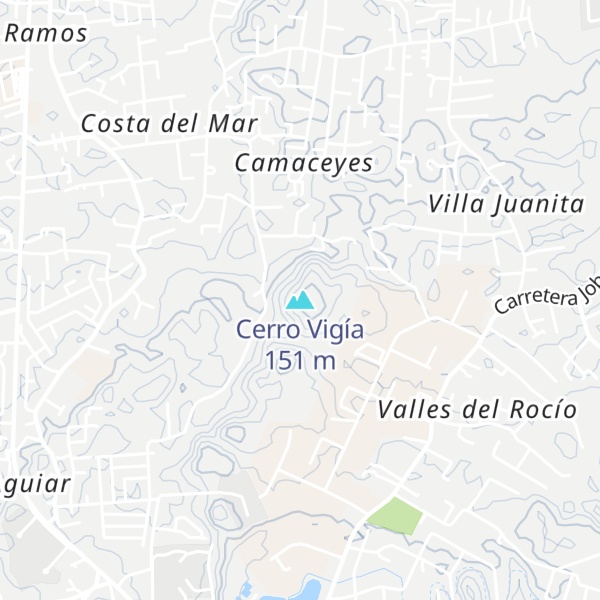 Map of Cerro Vigía