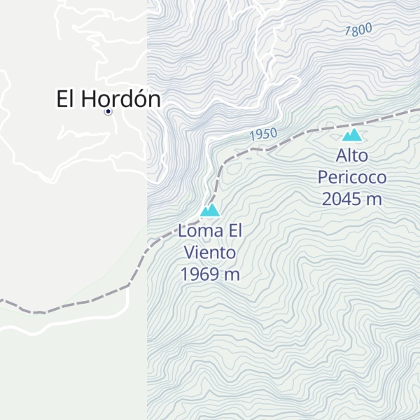 Map of Loma El Viento