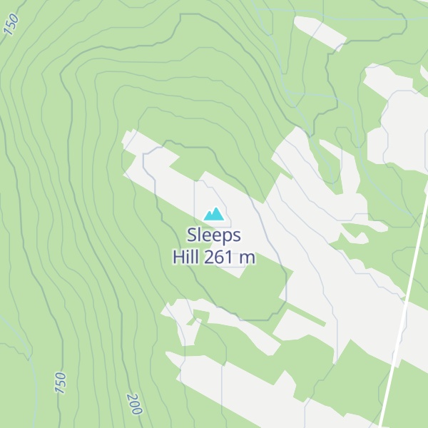 Map of Sleeps Hill