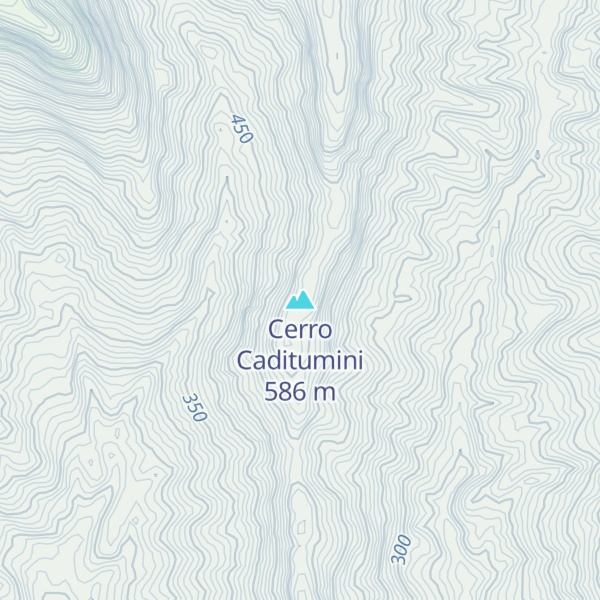 Map of Cerro Caditumini