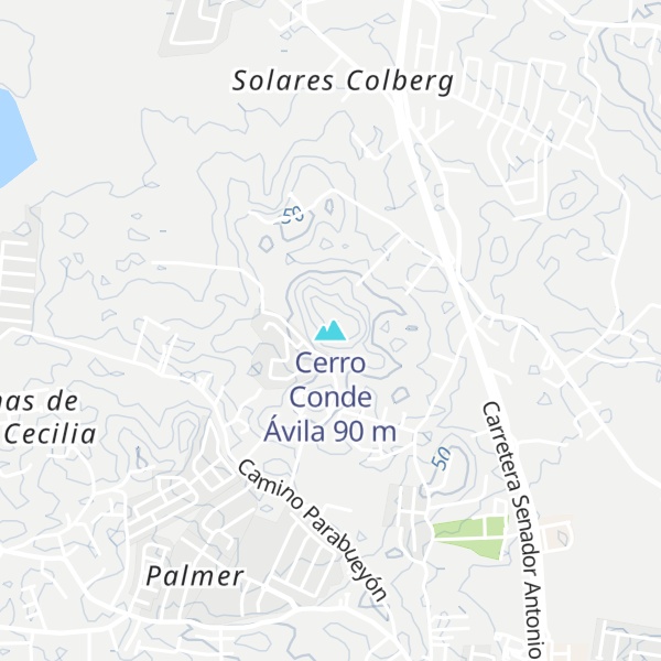 Map of Cerro Conde Ávila