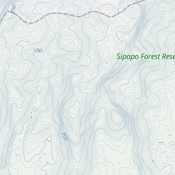 Map of Cerro Pailón