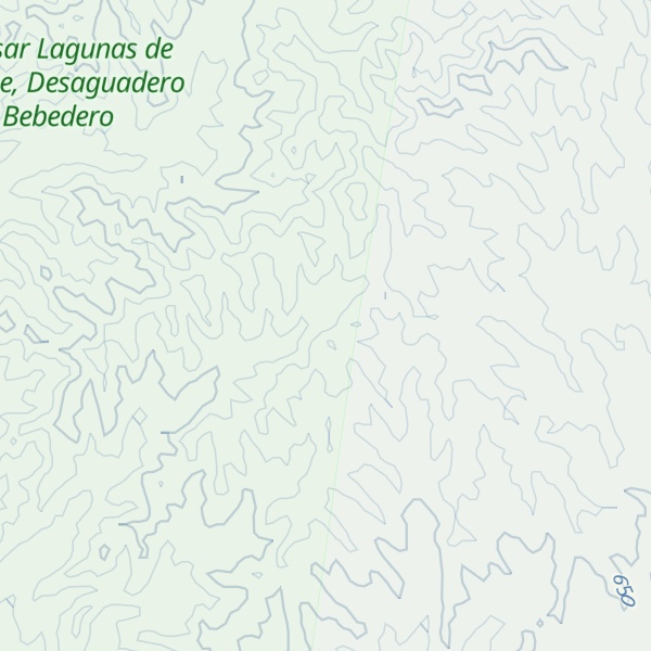 Map of Cerro de la Línea