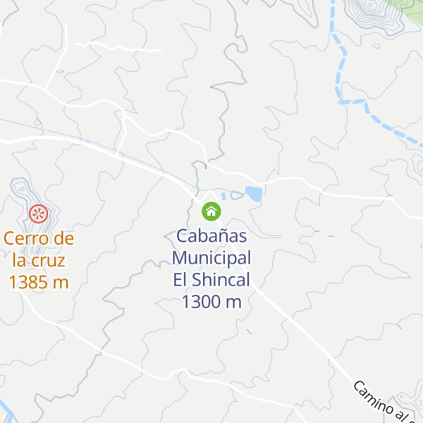 Map of Cabañas Municipal El Shincal