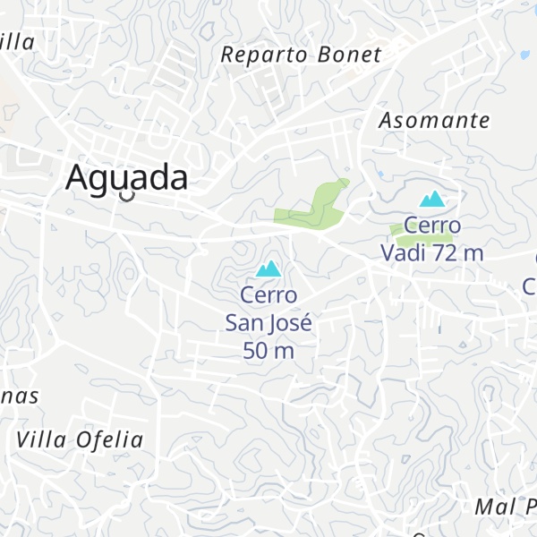 Map of Cerro San José