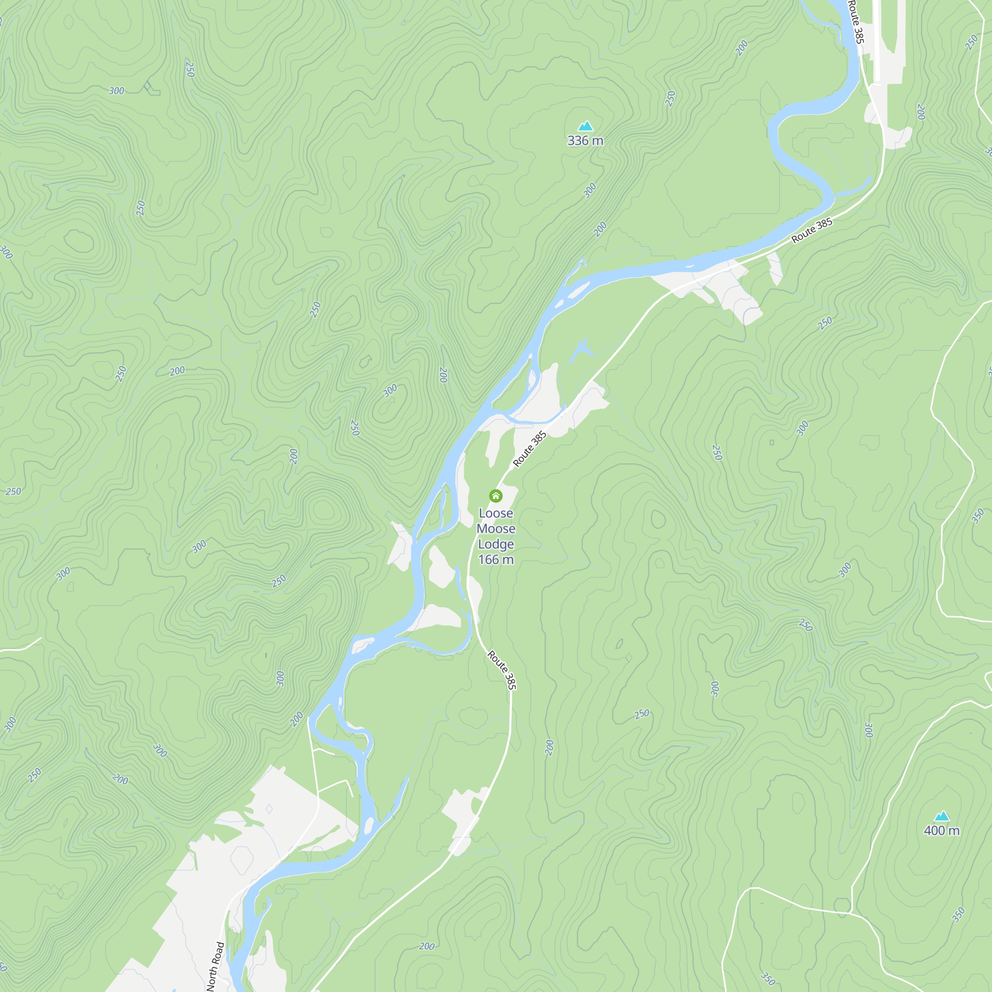 Loose Moose Lodge map