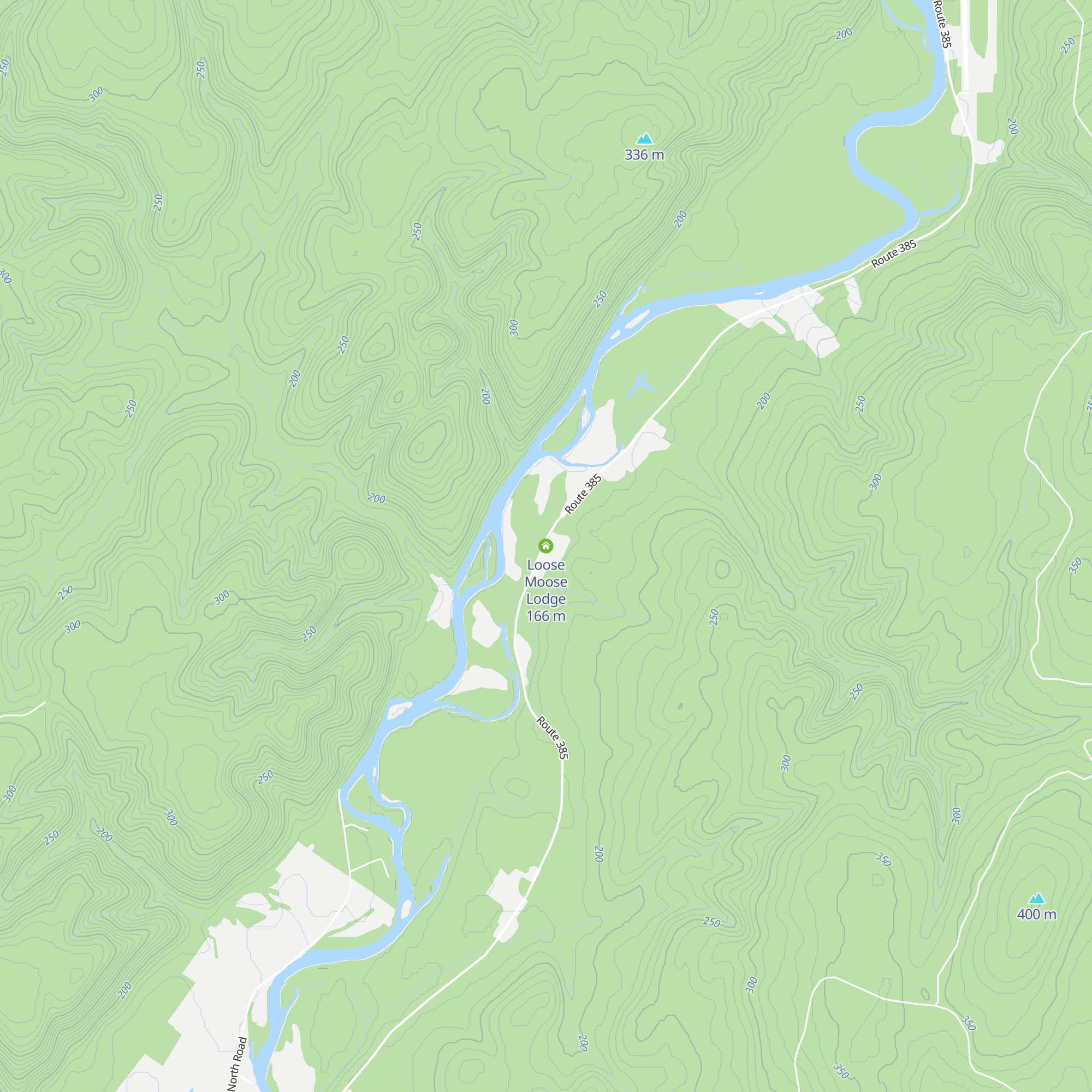 Loose Moose Lodge map