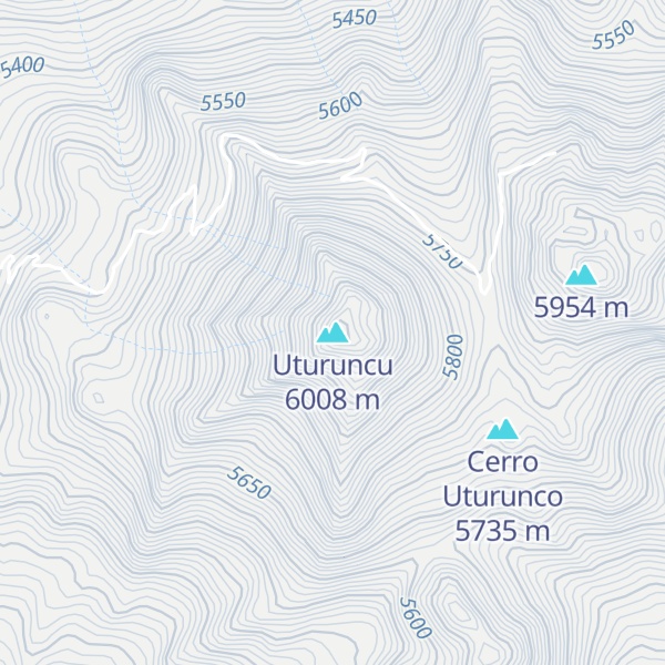 Map of Uturuncu