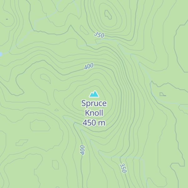 Map of Spruce Knoll