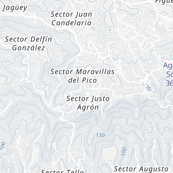 Map of Pico Atalaya