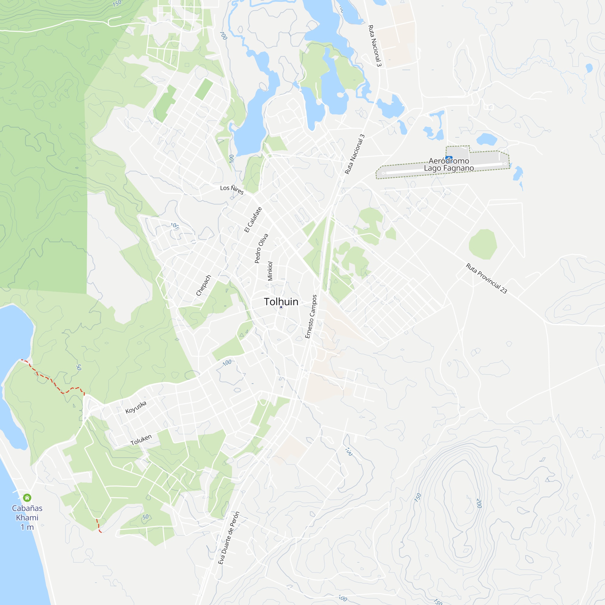 Informes Turísticos map