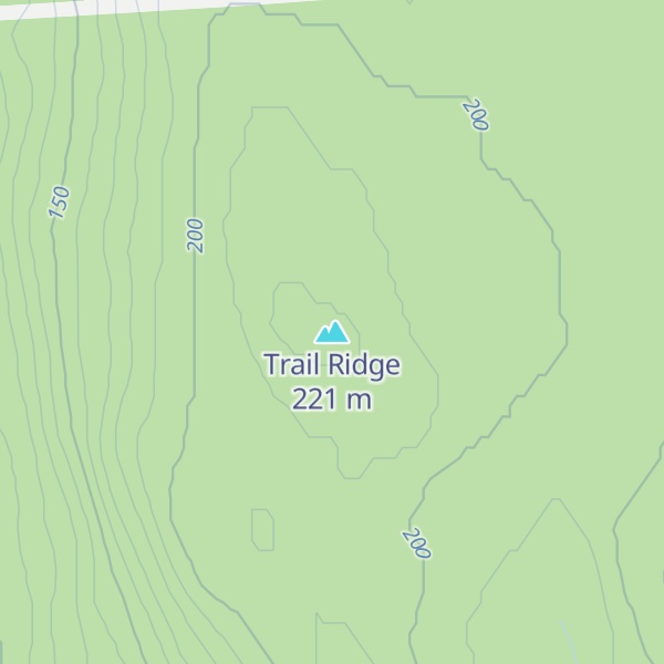 Map of Trail Ridge