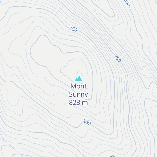 Map of Mont Sunny