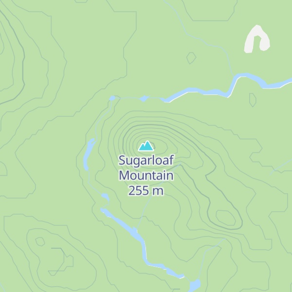 Map of Sugarloaf Mountain
