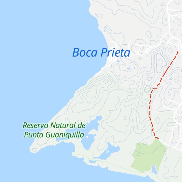 Map of Cerro Guaniquilla