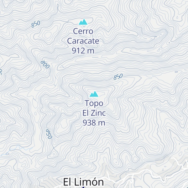 Map of Topo El Zinc