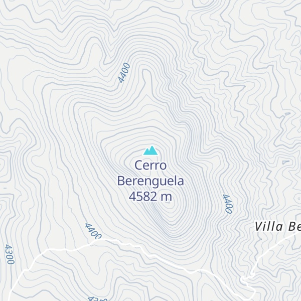 Map of Cerro Berenguela