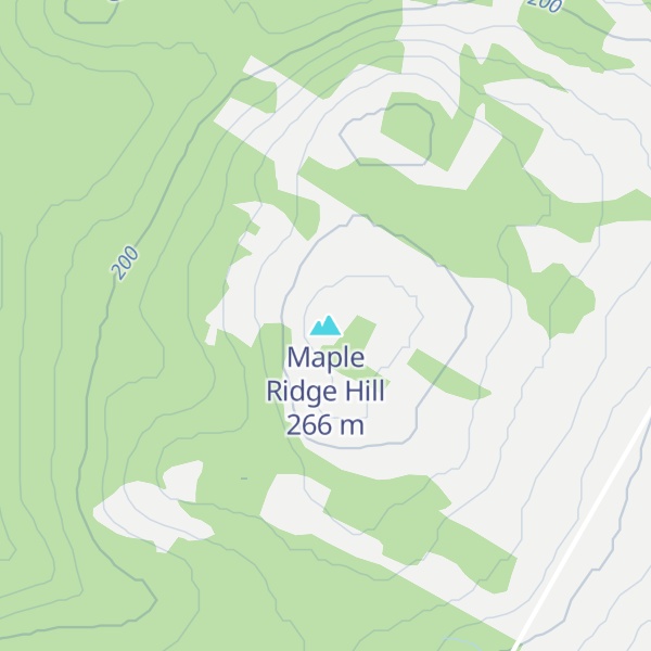 Map of Maple Ridge Hill