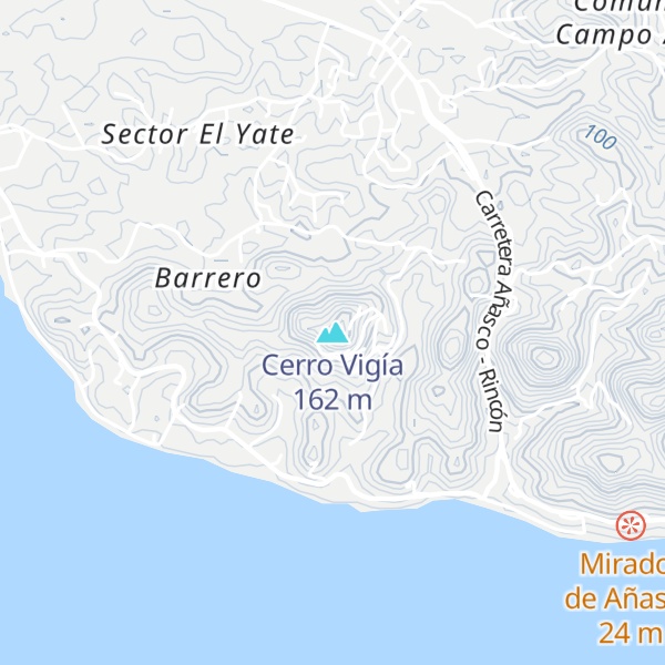 Map of Cerro Vigía