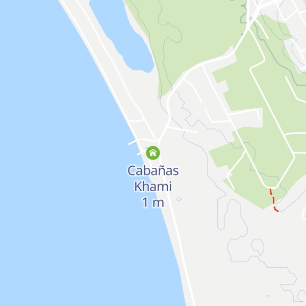 Map of Cabañas Khami