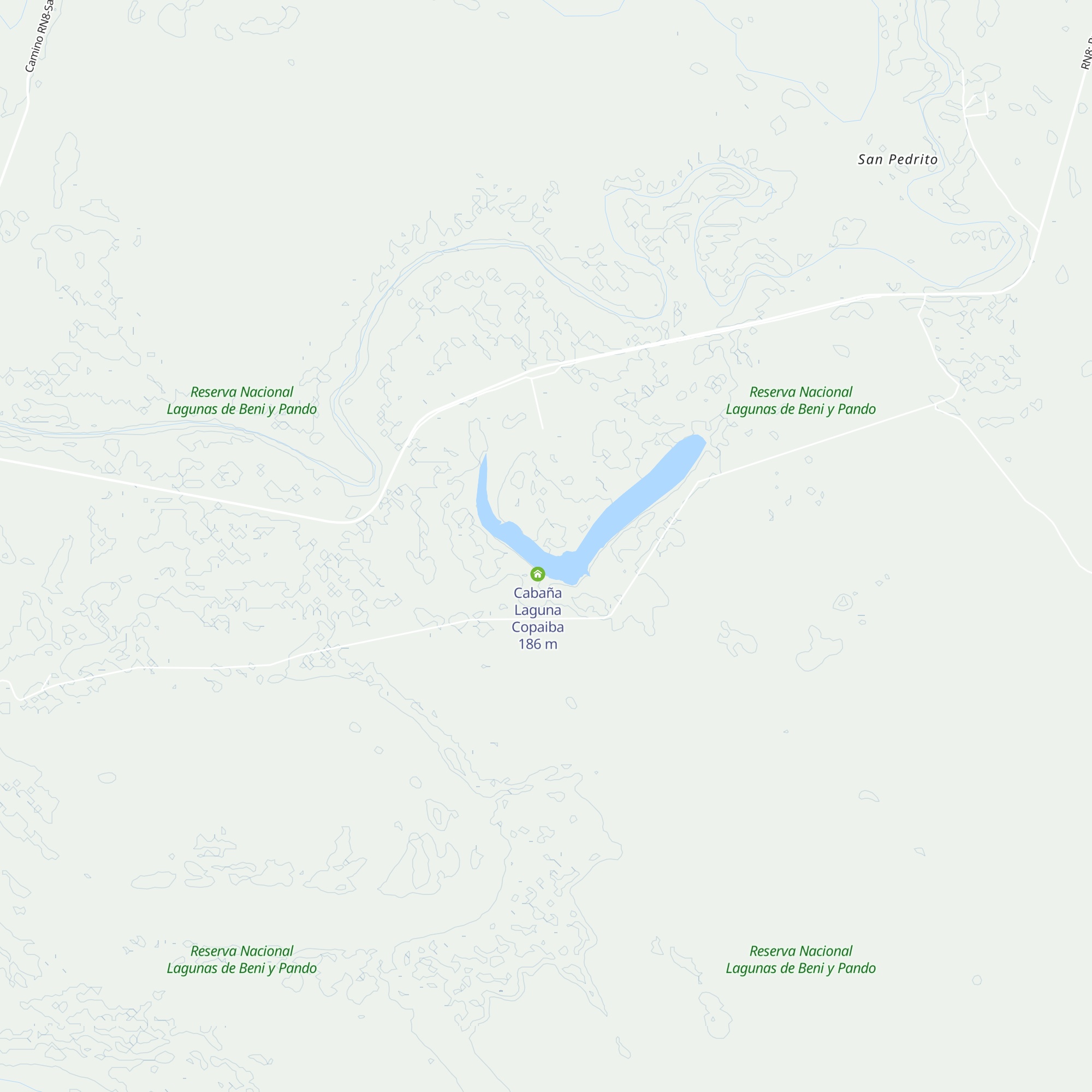 Estancia Copaiba map