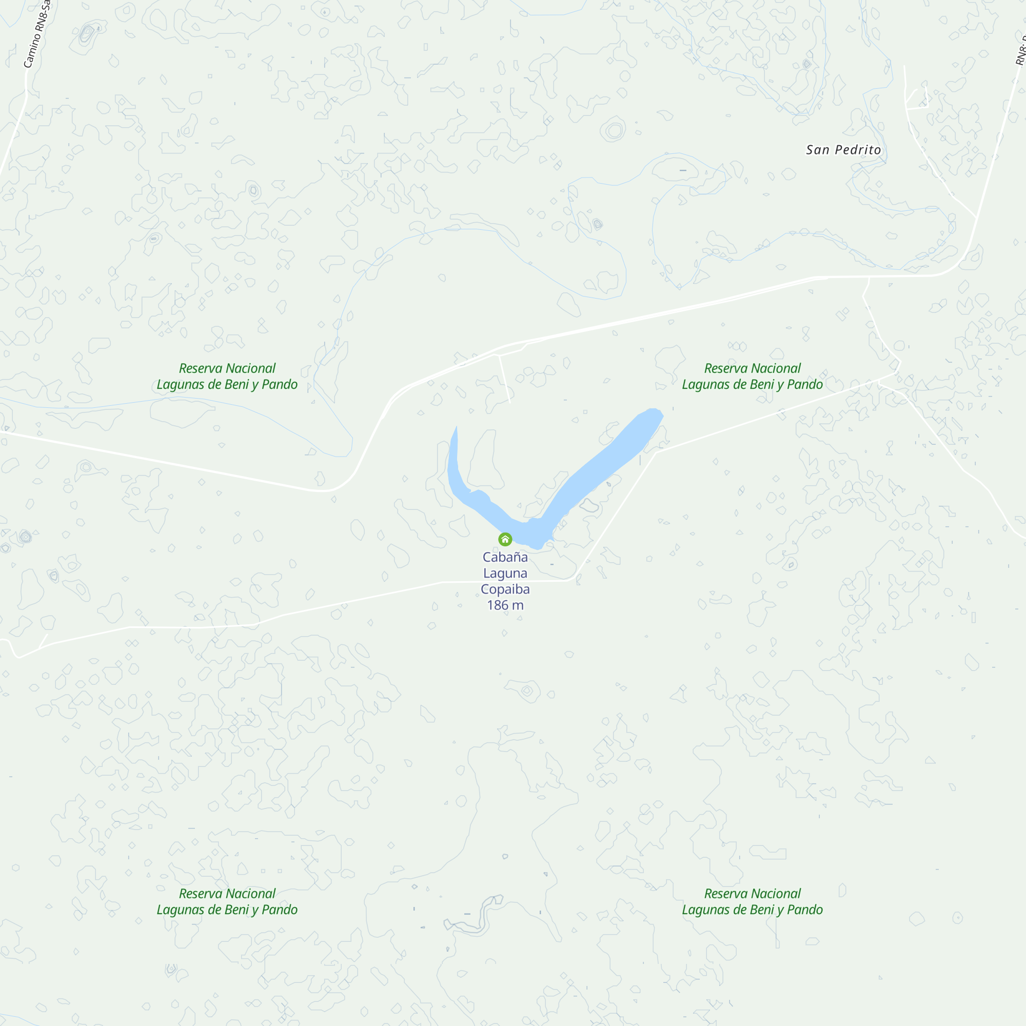 Estancia Copaiba map