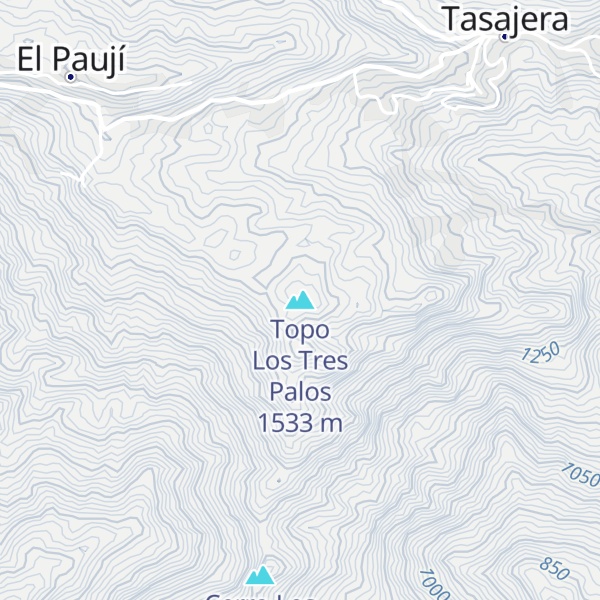 Map of Topo Los Tres Palos