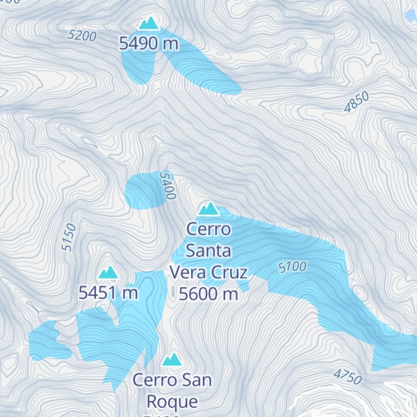 Map of Cerro Santa Vera Cruz