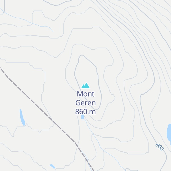 Map of Mont Geren
