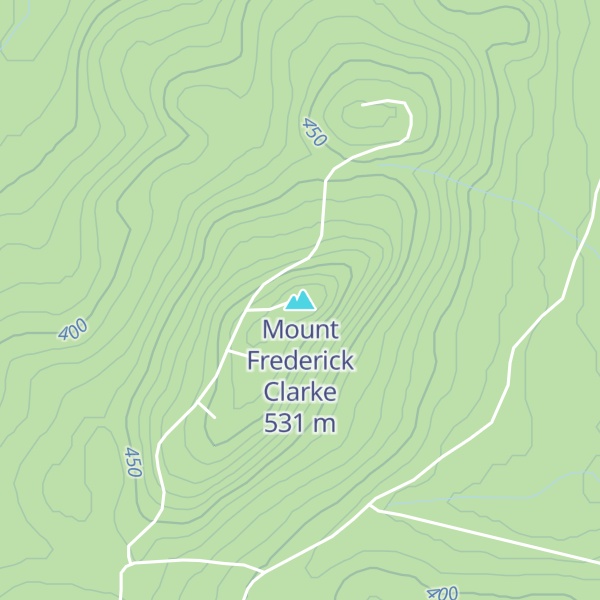 Map of Mount Frederick Clarke