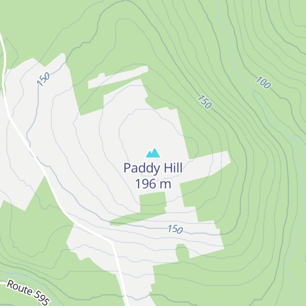 Map of Paddy Hill