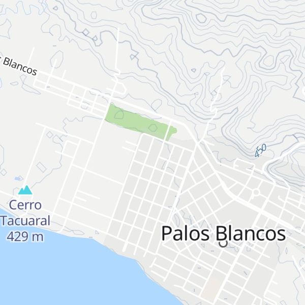 Map of Cabaña de Soledad Manzano A4