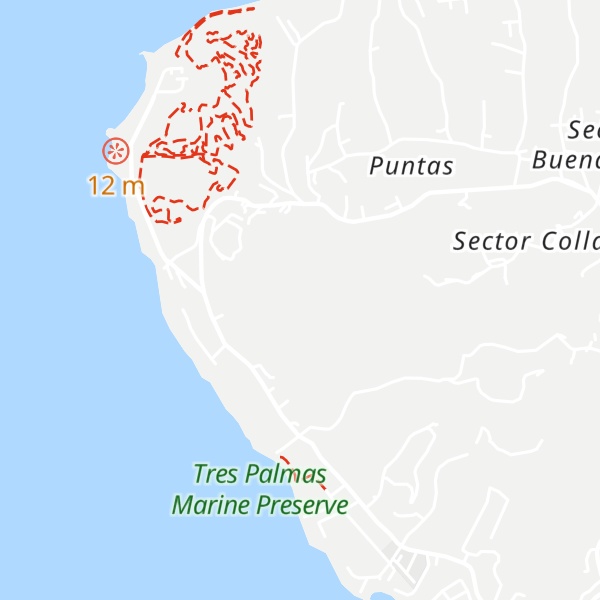 Map of Cerro Martinica