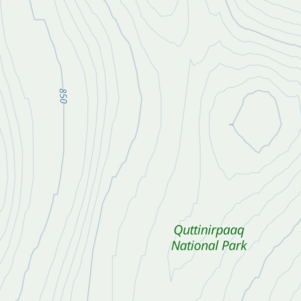 Map of Mount Gladstone