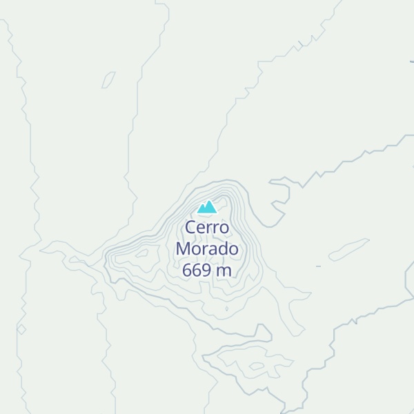 Map of Cerro Morado